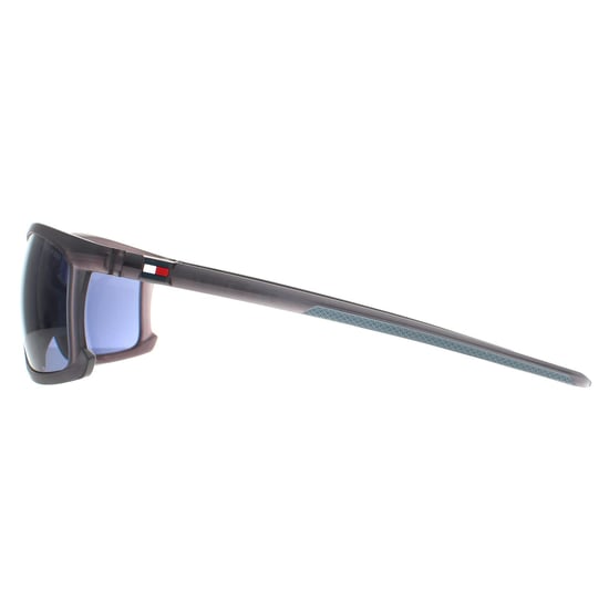 Tommy Hilfiger Rectangle Mens Matte Grey  Blue  TH 1915/S