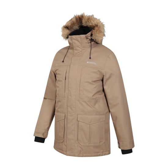 Mountain Warehouse Mens Gorge II Long Jacket (Stone)