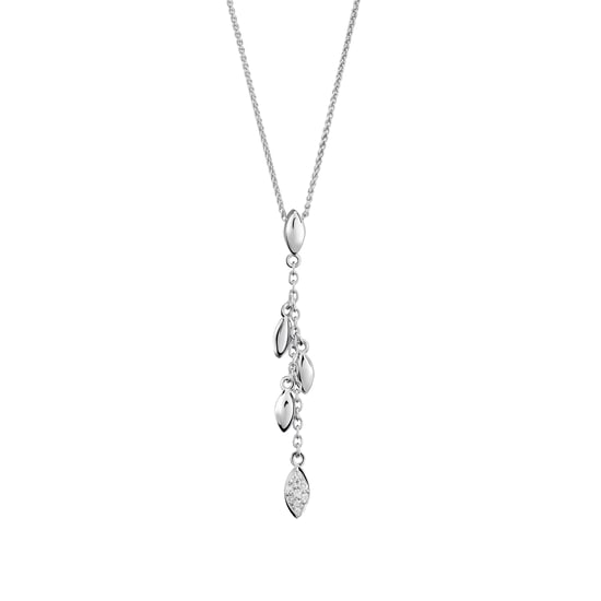 Orphelia 'Loana' Women's 925 Sterling Silver Set: Necklace + Earrings + Ring - Silver SET-7505