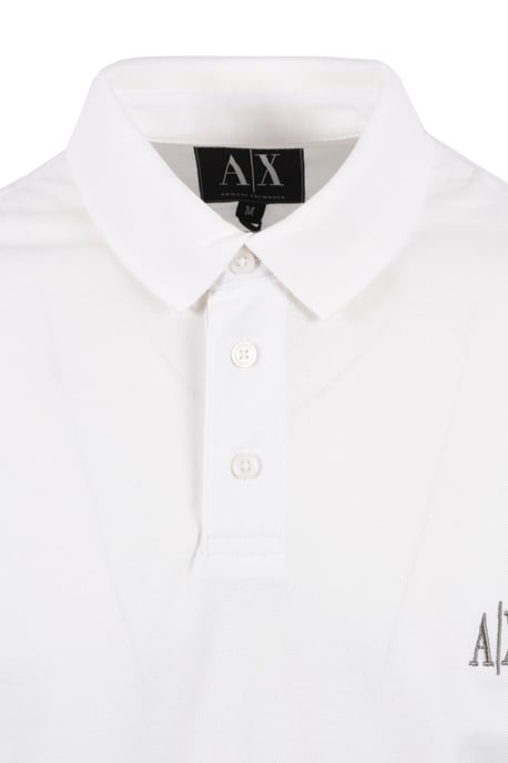 Armani Exchange Regular Polo Shirt Off White - Image 2