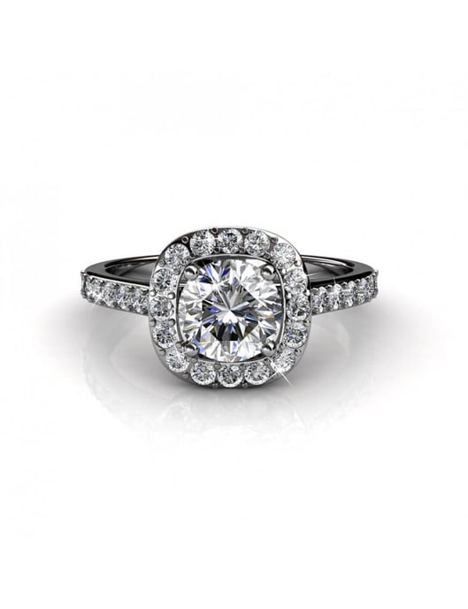 Cushy Ring - Silver och kristall - Image 5