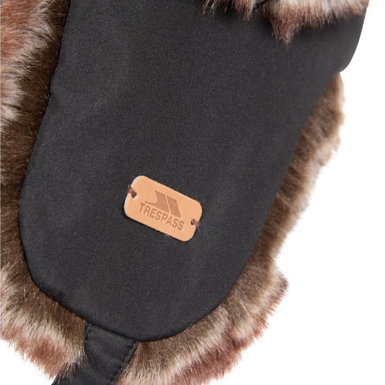 Trespass Unisex Adult Dapper Bomber Hat (Black) - Image 4