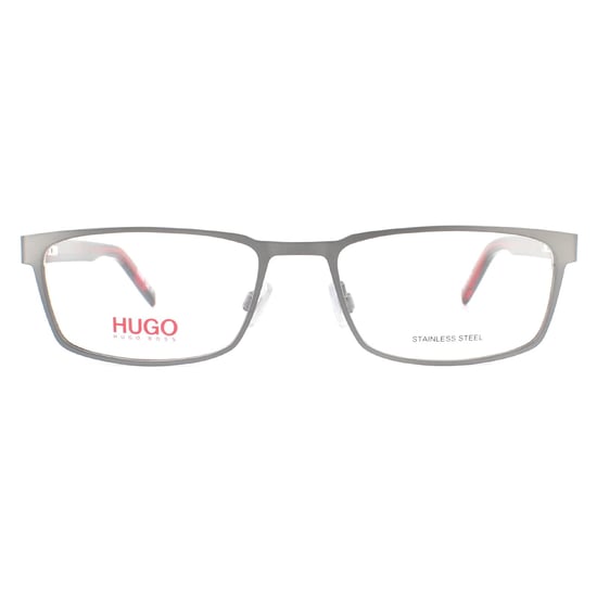 Hugo by Hugo Boss Brillenkaders HG 1075 R80 Semi-Mat Donker Ruthenium Heren - Image 1