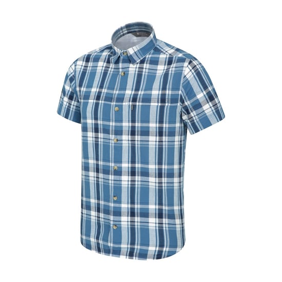 Mountain Warehouse Heren overhemd in katoen (Donkerblauw) - Image 1