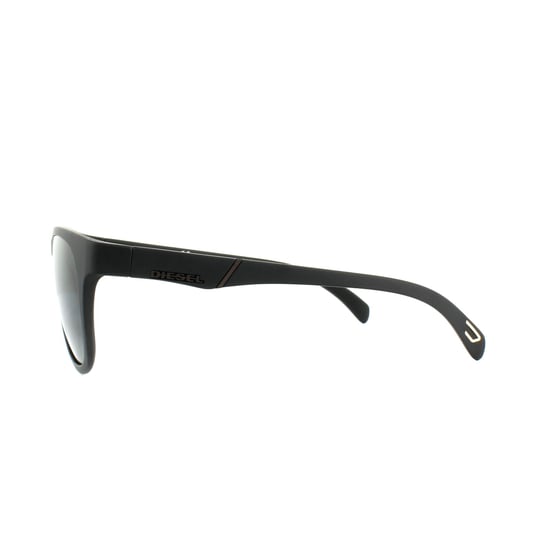 Diesel Sunglasses DL0170 02A Matt Black Grey Green