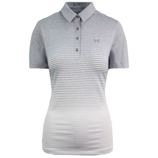 Under Armour HeatGear Womens Grey Zinger Golf Polo Shirt - Image 1