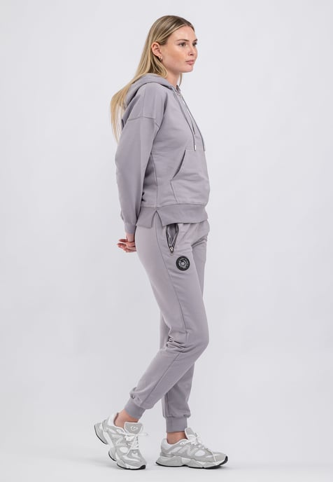 Tom Barron Ladies Half-Zip Kangaroo Pocket  Stylish Tracksuit with Logo Detailing