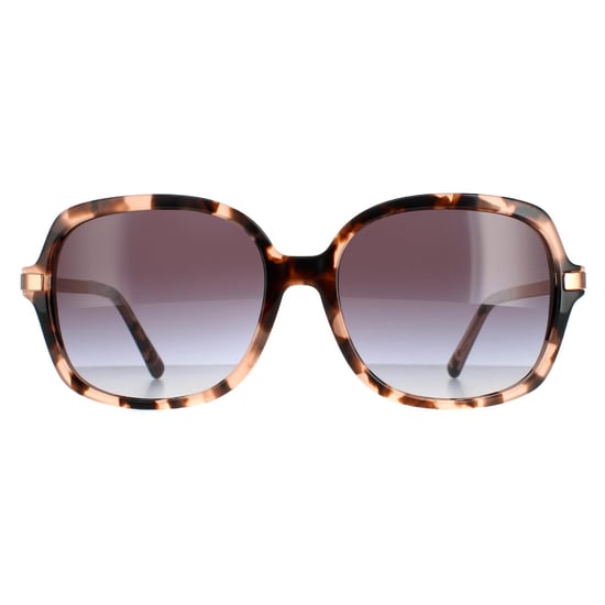 Michael Kors Square Womens Pink Tortoise Light Grey Gradient Adrianna II MK2024