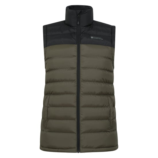 Mountain Warehouse Heren Seasons II gewatteerd gilet (Kaki Groen) - Image 1