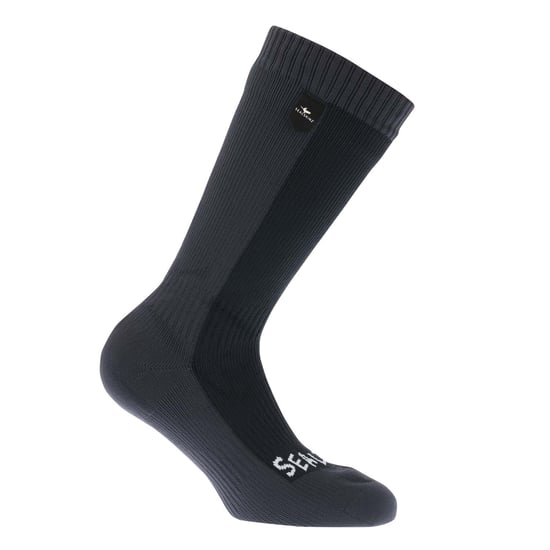 Sealskinz Unisex Startson Waterproof  Mid Length Socks in Black