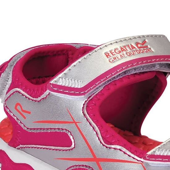 Regatta Childrens/Kids Kota Drift Sandals (Silver/Duchess Pink)