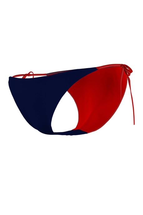 Tommy Hilfiger stickad bikiniunderdel mörkblå - Image 3