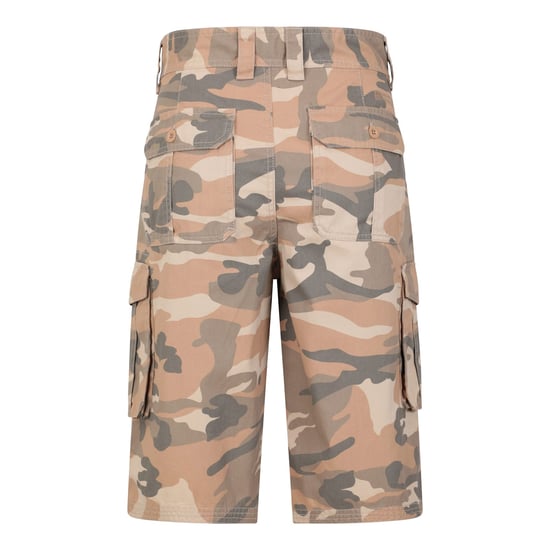Mountain Warehouse Camo Cargo Shorts för herrar (Brun) - Image 2