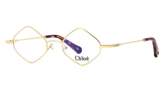 Chloe Round metal Unisex Eyeglasses Yellow Gold / Clear Lens