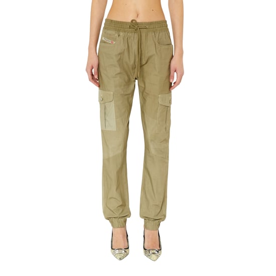 DIESEL P-URSULA-CHALK Womens Cargo Trouser