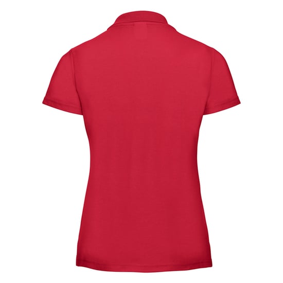 Russell Womens/Ladies Classic Polycotton Polo Shirt (Classic Red) - Image 2