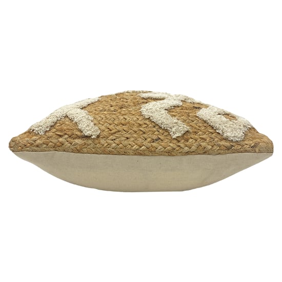 Camfa Braided Jute Cotton Tufted Cushion Cover - Image 3