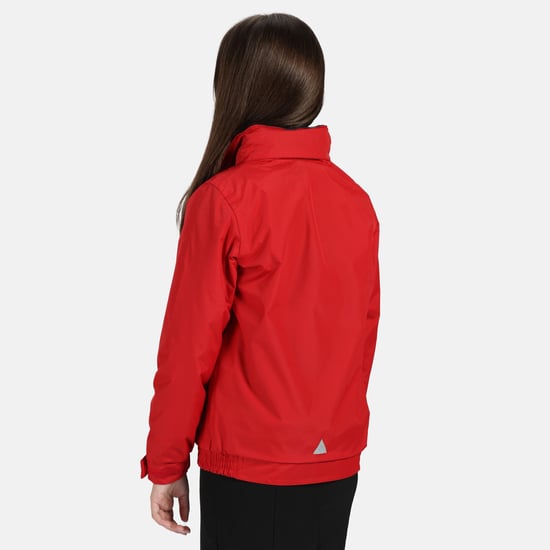 Regatta Kinderen/kinderen Waterdicht Windproof Dover-jasje (Klassiek rood/navy) - Image 2