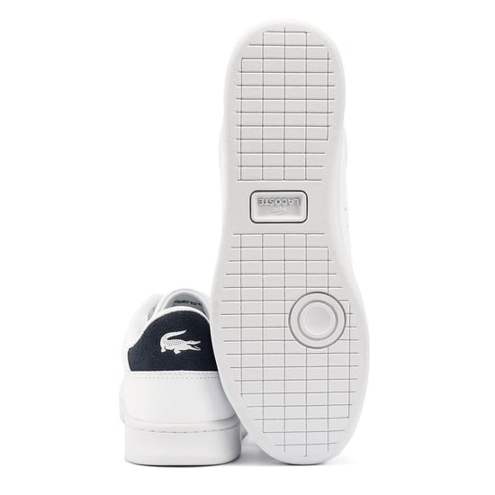Lacoste Carnaby Leather Men's White Trainers - Image 4