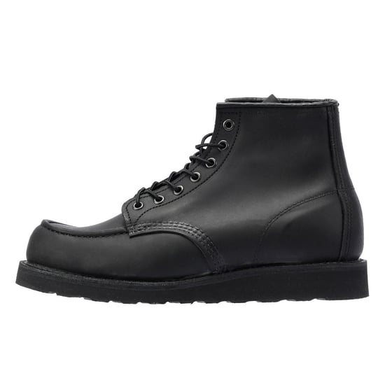 Red Wing Shoes 6 Inch Moc Classic Leather Men's Black Boots - Image 6