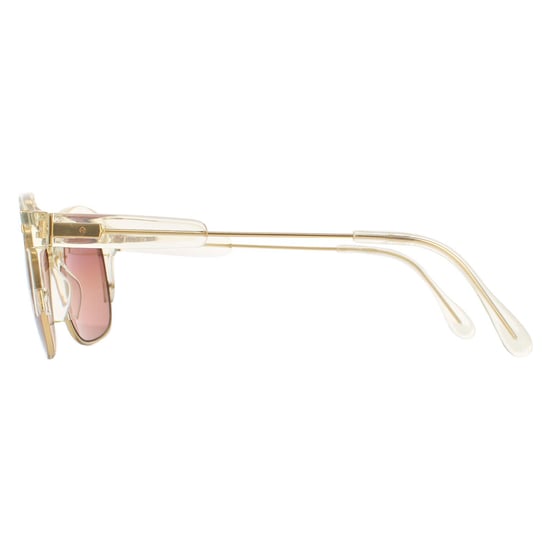 Serengeti Semi Rimless Womens Gold Champagne Polarized Drivers Gradient  Vinita