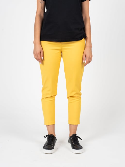 Liu Jo Trousers Lungo Woman's Yellow - Image 3
