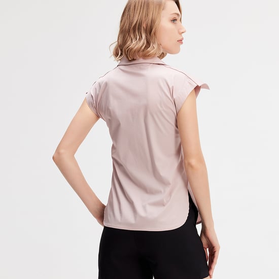 Mouwloos shirt met flappen op schouders - Image 4