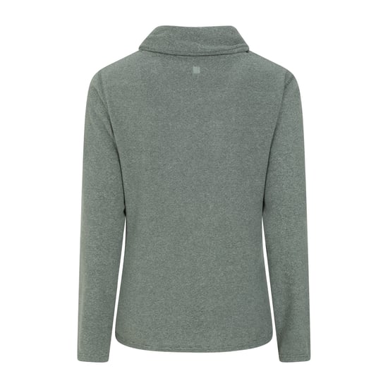Mountain Warehouse Fleece-topp för kvinnor/damer Hebridean Cowl Neck (mörk kaki) - Image 2