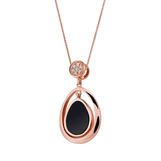 Orphelia 'Alda' Dames 925 Sterling Zilveren Ketting met Hanger - Roze ZH-7470 - Image 2