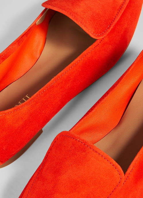 LK Bennett Tina Flats, Orange