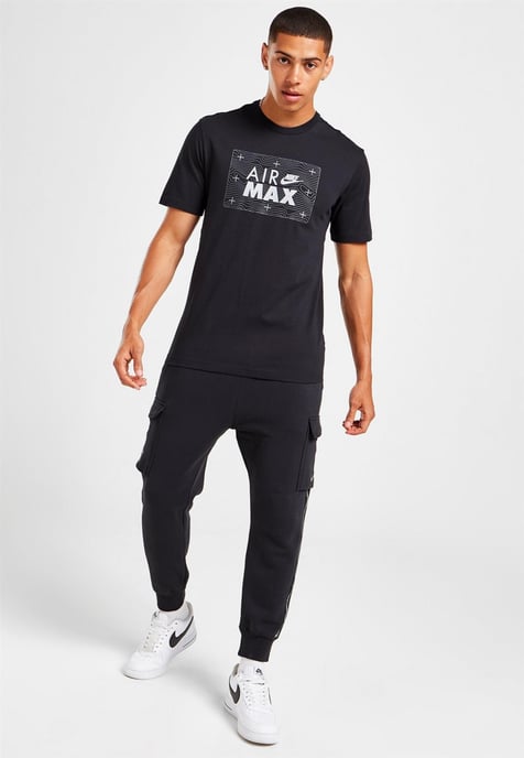 Nike Sportswear Retro Air Max T-Shirt in Black - Image 4