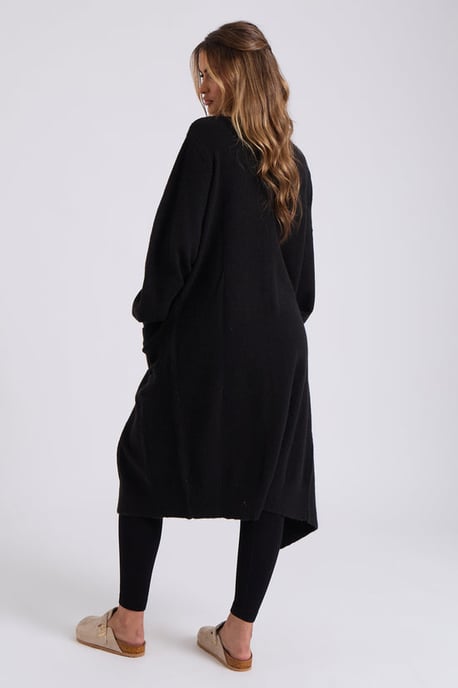 Urban Bliss Black Longline Cardigan