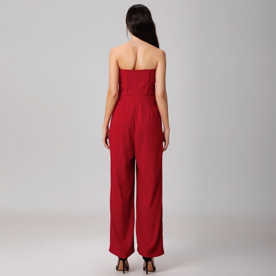 Minimalistische bustier jumpsuit - Image 5
