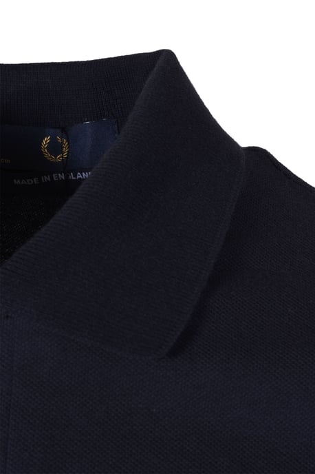 Fred Perry De Original Made In England Polo Shirt Marineblauw - Image 2