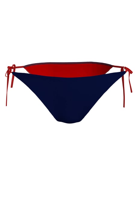 Tommy Hilfiger stickad bikiniunderdel mörkblå - Image 1