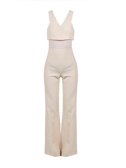 Patrizia Pepe Jumpsuit Woman's Beige - Image 1