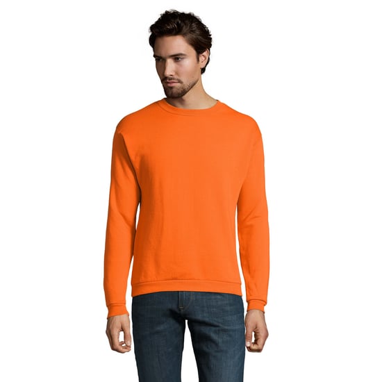SOLS Heren Spider Ronde Hals Sweatshirt (Oranje) - Image 1