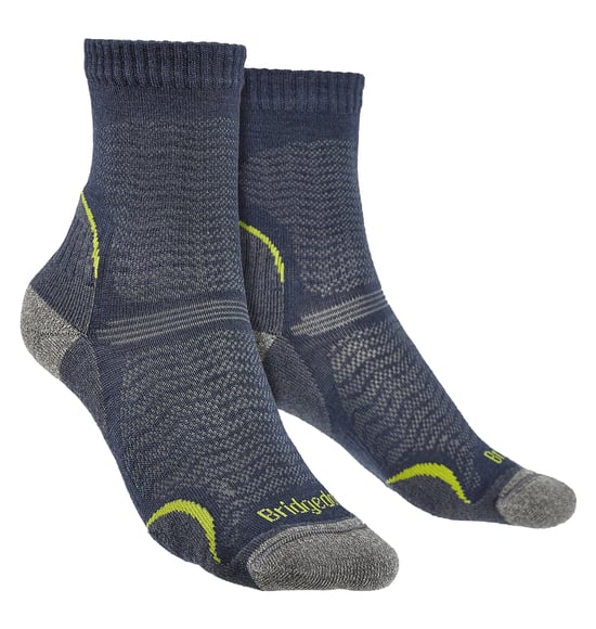 Bridgedale - Womens Hiking Ultralight Merino Wool Socks - Denim - Image 1
