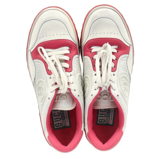 Gucci MAC80 Sneakers in Red Leather - Image 3