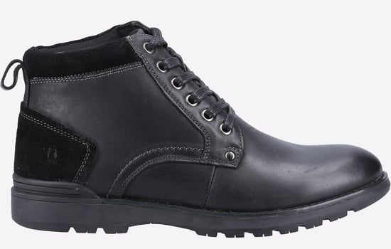 Hush Puppies Dean Mocka Herrsvarta Stövlar - Image 1