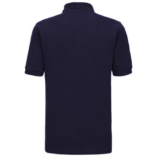 Russell Heren Ripple Collar & Manchet Poloshirt met korte mouwen (Franse marine) - Image 2