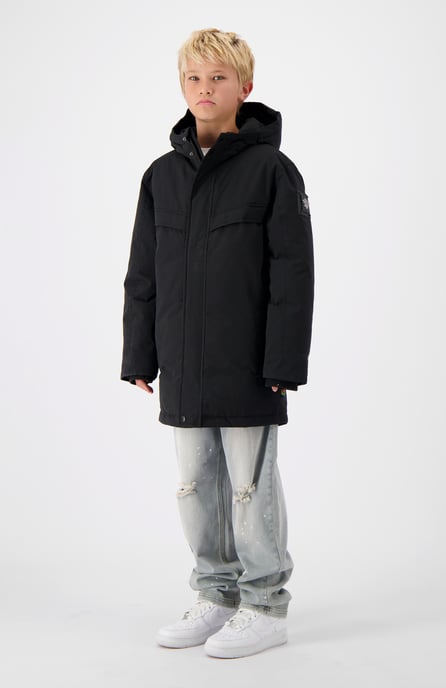 Black Bananas Jr. Parka Plate Jacket, Black