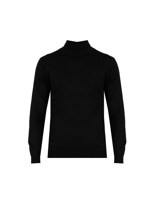 Xagon Man Pullover Turtleneck Men's Black - Image 1