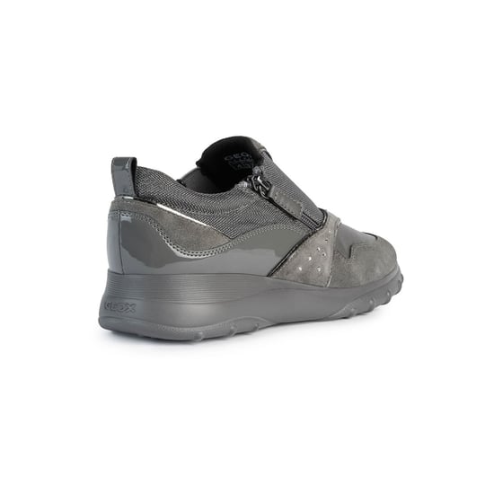 Geox D Zosma B Suède Damessneakers Donkergrijs - Image 2