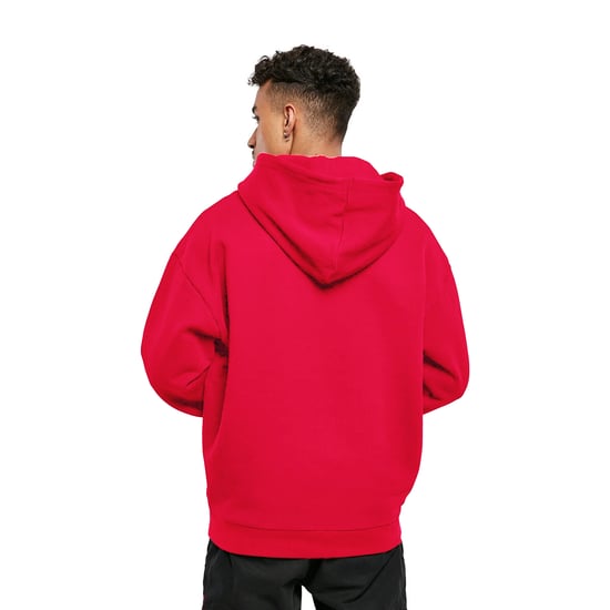 SOLS Unisex Adult Connor Organic Oversized Hoodie (Bright Red) - Image 3