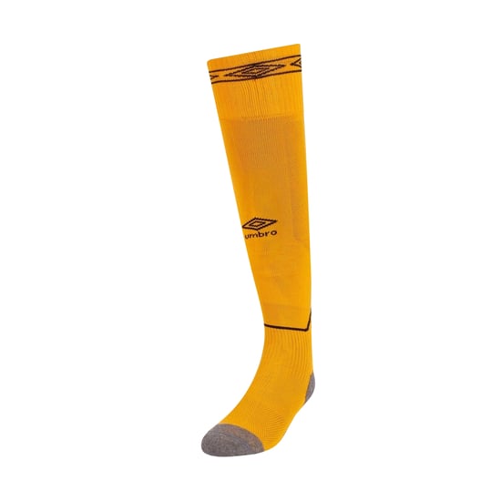 Umbro Childrens/Kids Diamond Football Socks (Amber/Black)