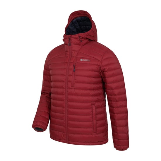 Mountain Warehouse Mens Henry II Extreme Down Filled Padded Jacket (Dark Red)