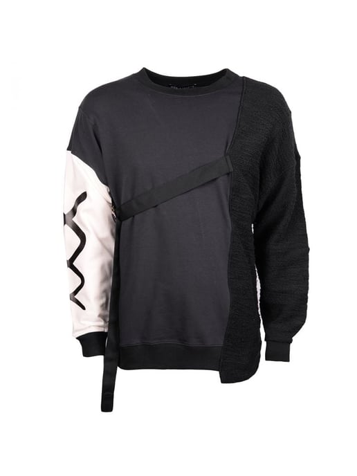 Nicolo Tonetto Sweatshirt Lien Herr Svart - Image 1