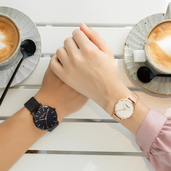 VICTORIA HYDE Couple Watches Gift Set Black Rose Gold - Image 5