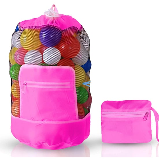Doodle Storage Toy Play Mat Drawstring Organizer Foldable Large Kids Bag - Pink